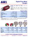 Digital Flow Meter & Gauges